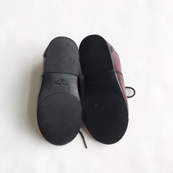 ZARA HTF maroon Oxford bluchers  EUC size 24(8) - Picture 7 of 7